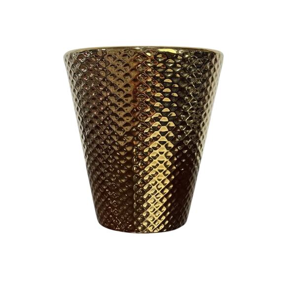 DW Home | Accents | Home Decor Dimpled Gold Vase Planter Size 6h X 5d ...